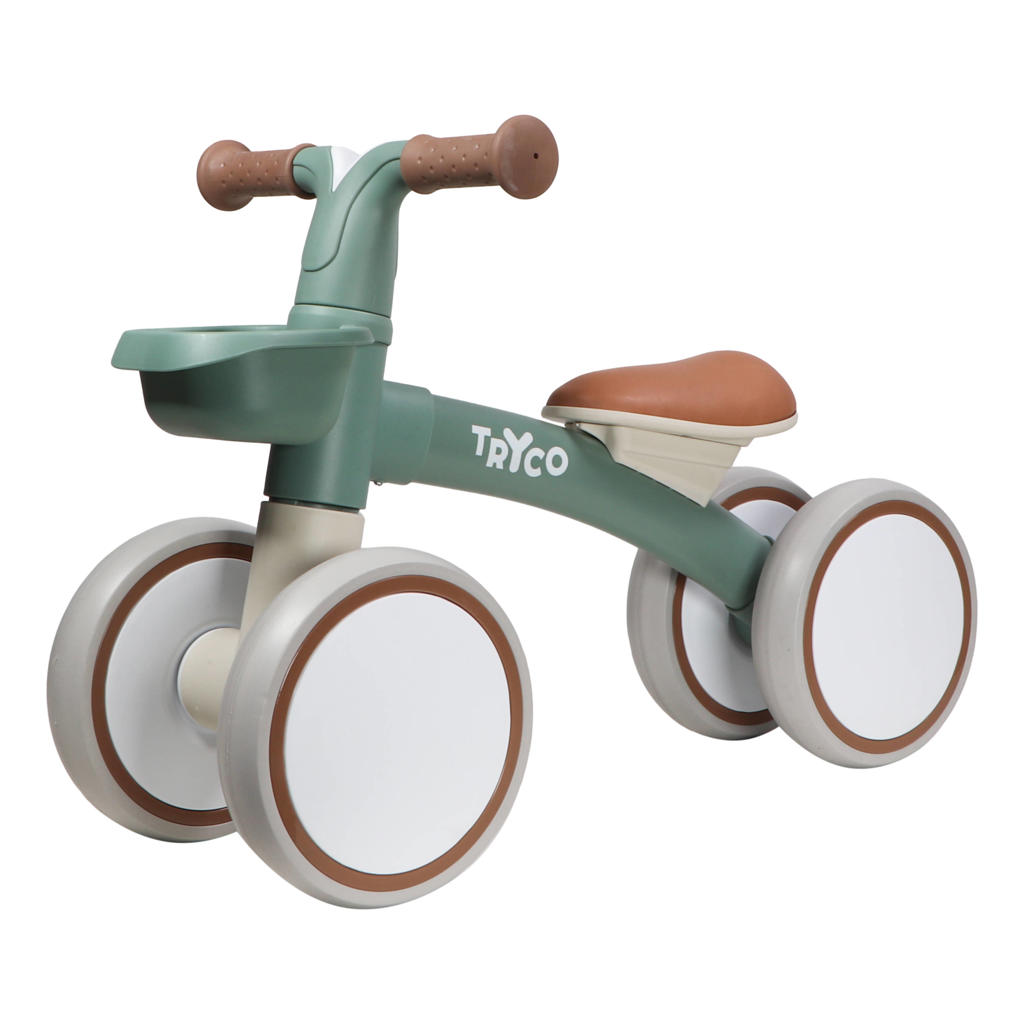 Tryco Eerste Fiets Luna - Steengroen