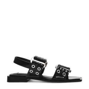 Saria-E  lak sandalen zwart
