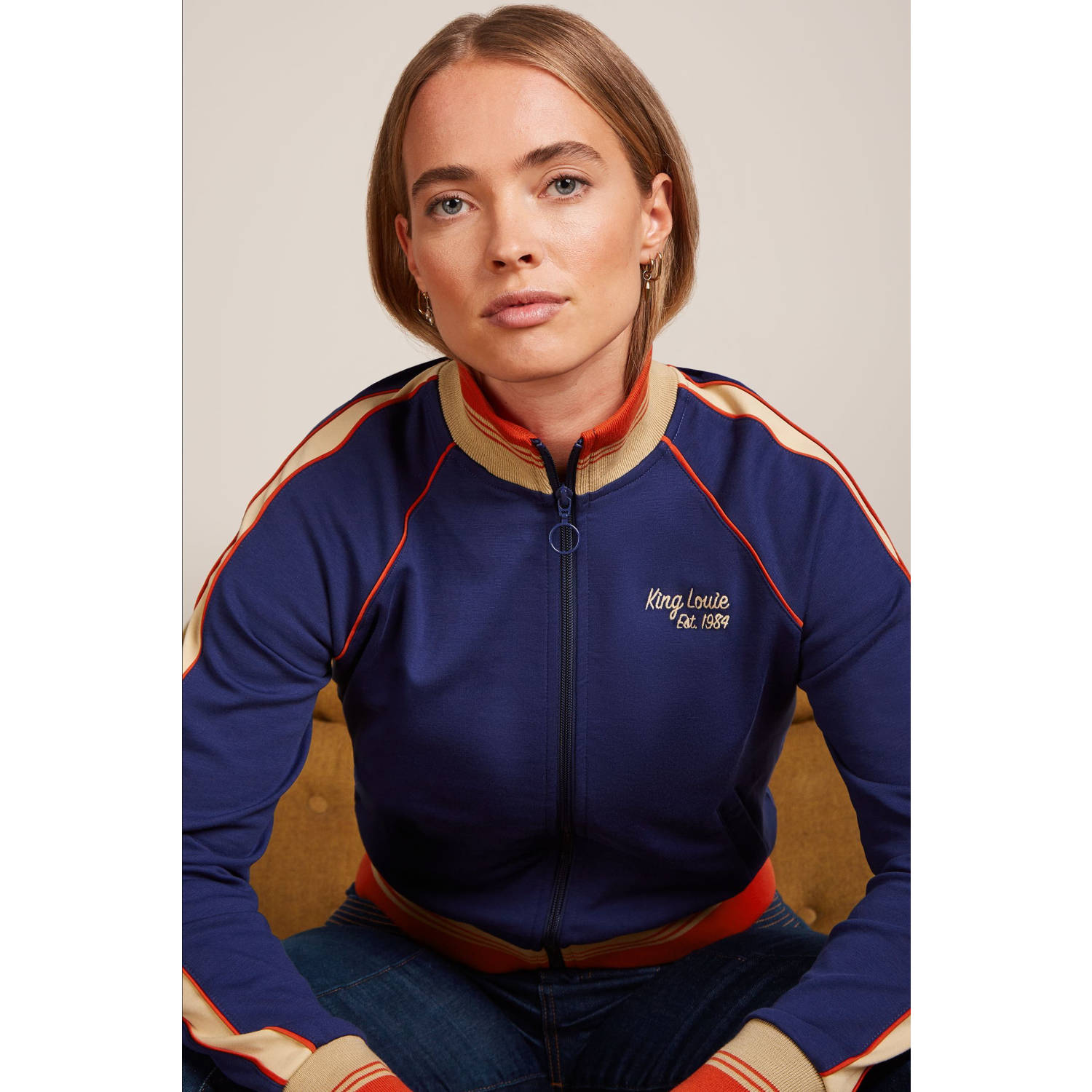 King Louie bomberjack donkerblauw