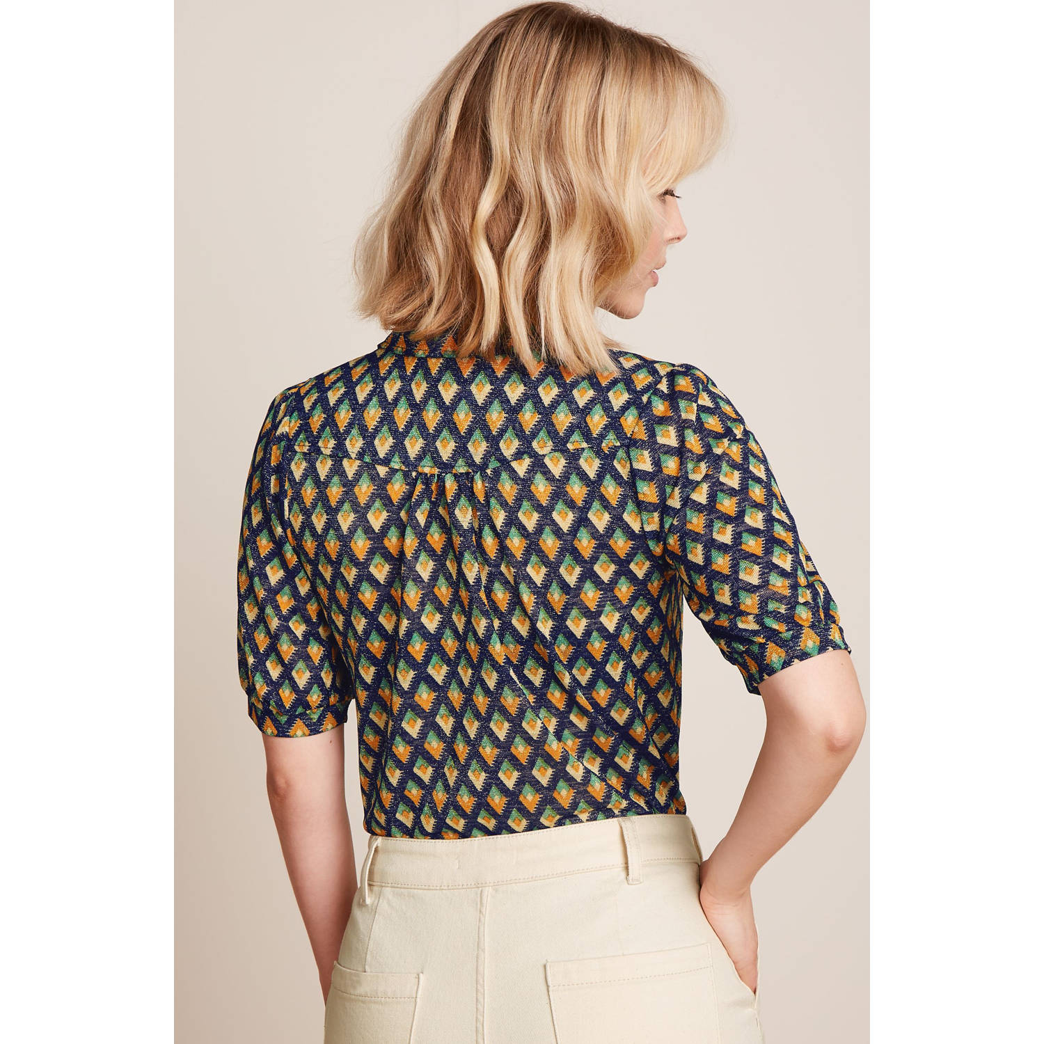 King Louie blouse blauw