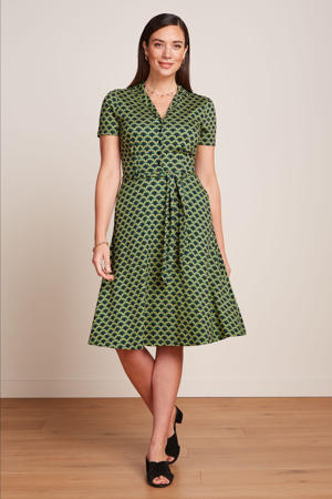 midi jurk groen