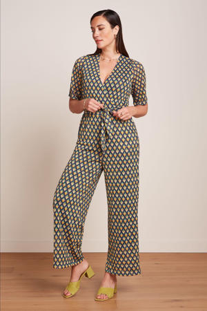 rechtvallend jumpsuit donkerblauw