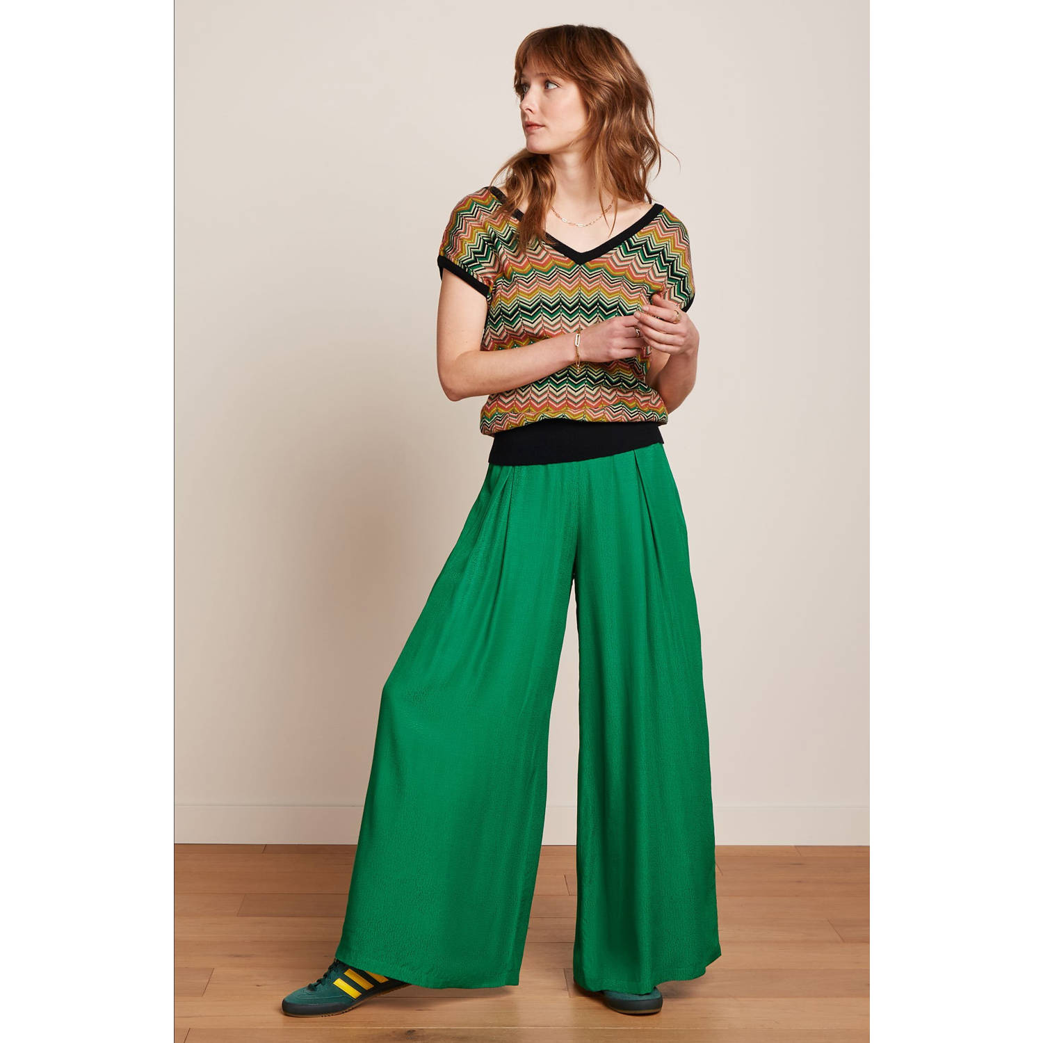 King Louie top multi fijn gebreid