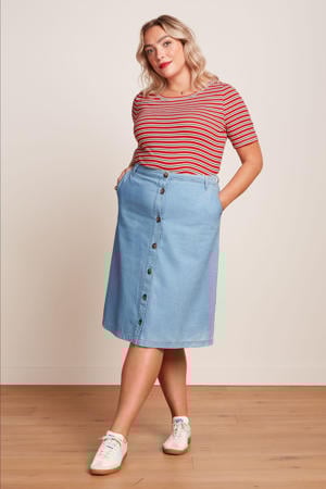 spijkerrok light blue denim