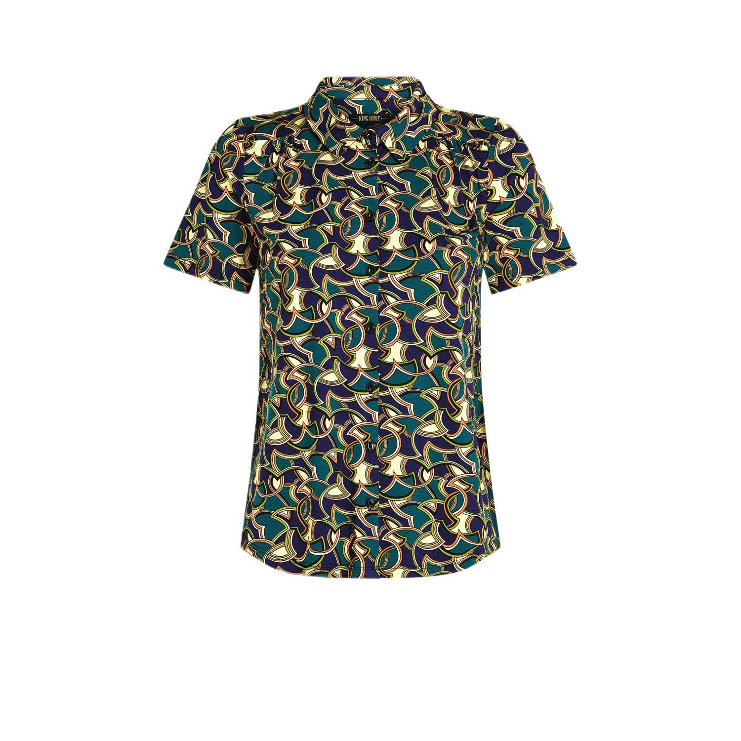 King Louie blouse blauw