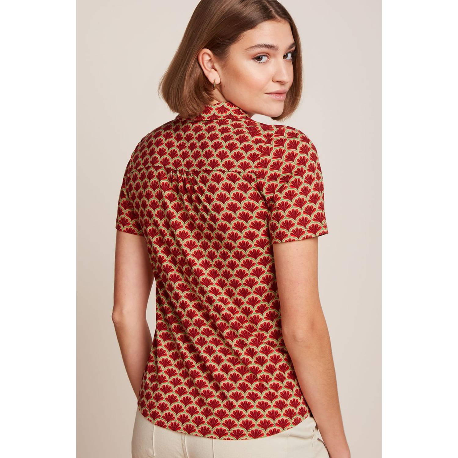 King Louie blouse rood