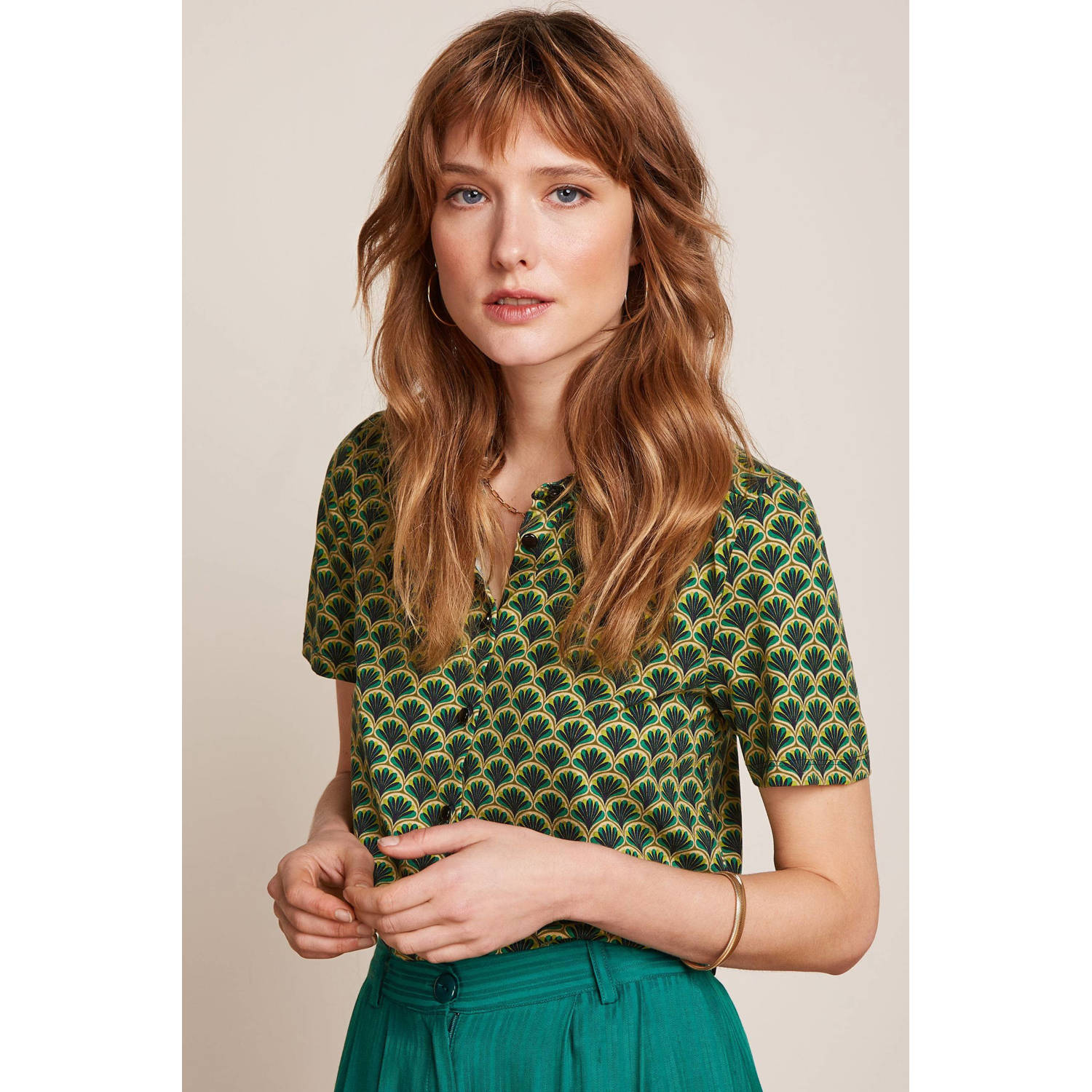King Louie blouse groen