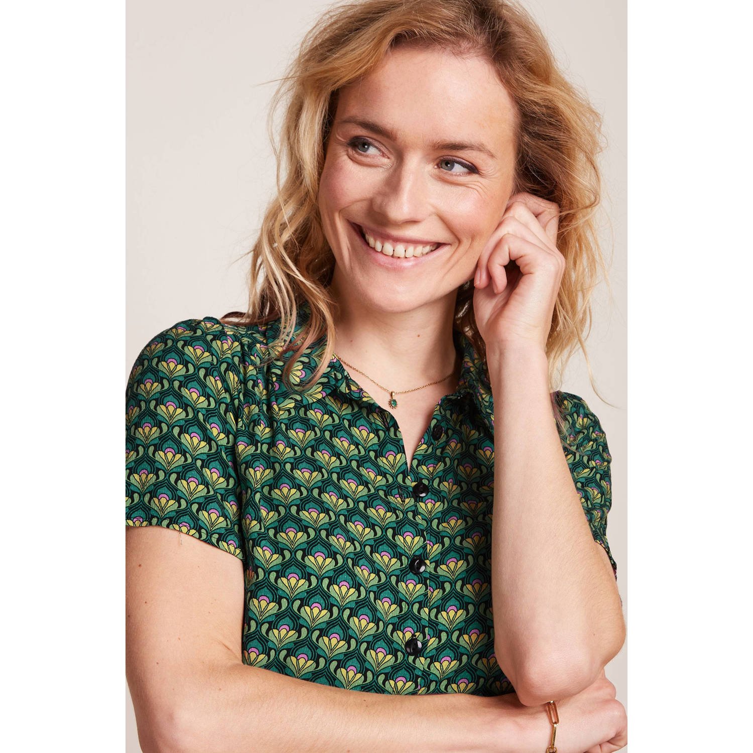 King Louie blouse groen