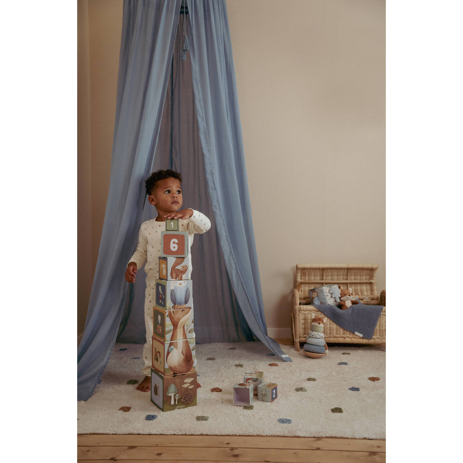 Little Dutch klamboe Pure Denim Blue