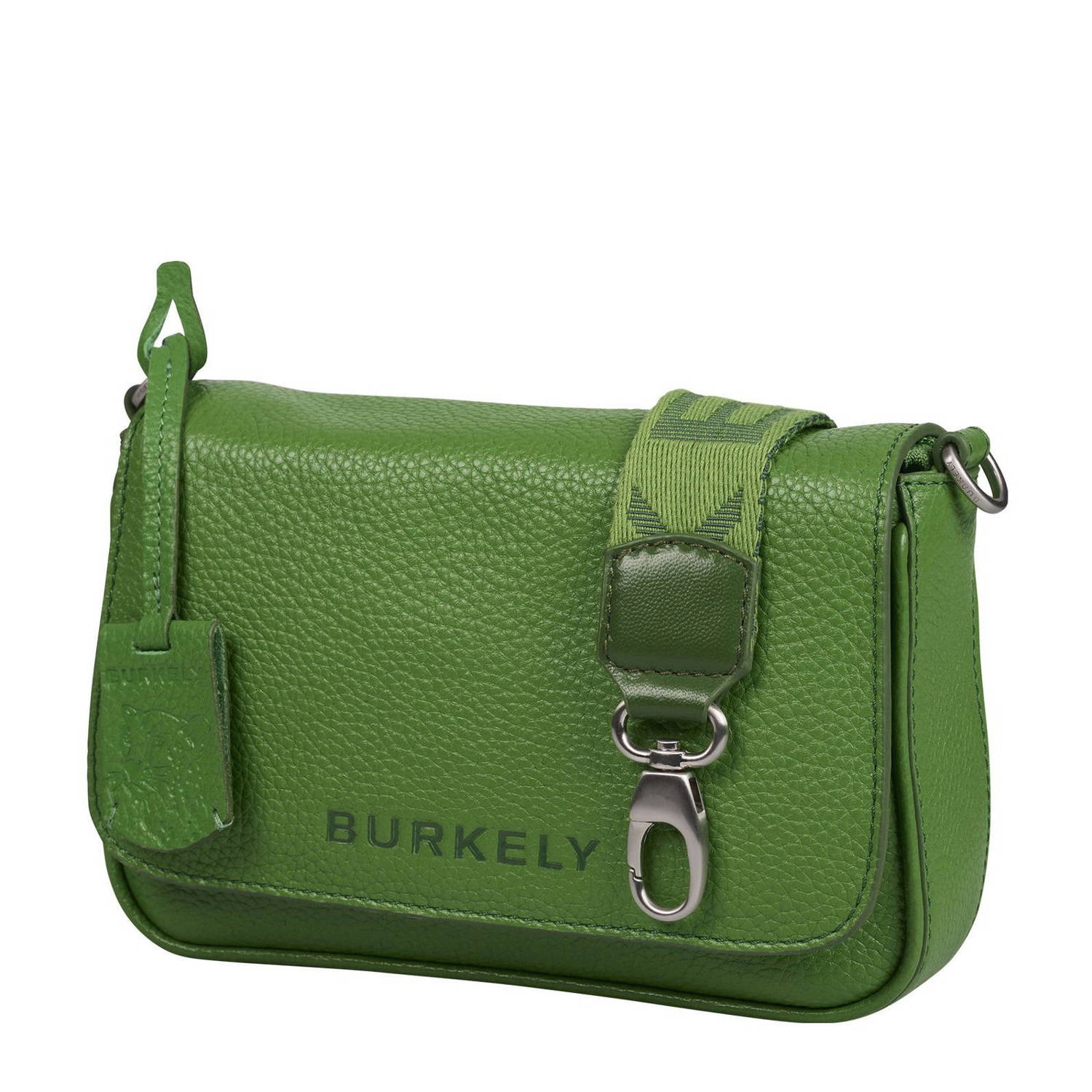 BURKELY leren crossbody tas Always Alyx groen
