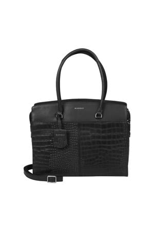 leren handtas Cool Colbie zwart