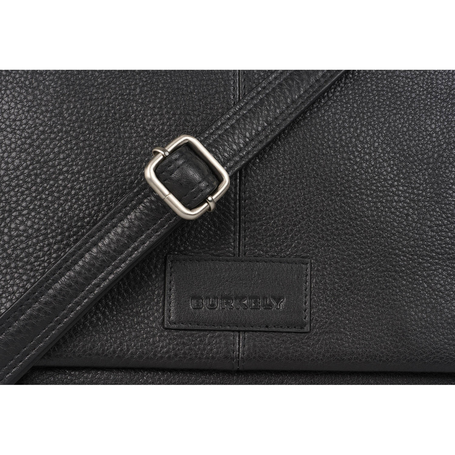 BURKELY leren crossbody tas Soft Skylar zwart