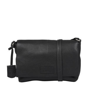 leren crossbody tas Soft Skylar zwart