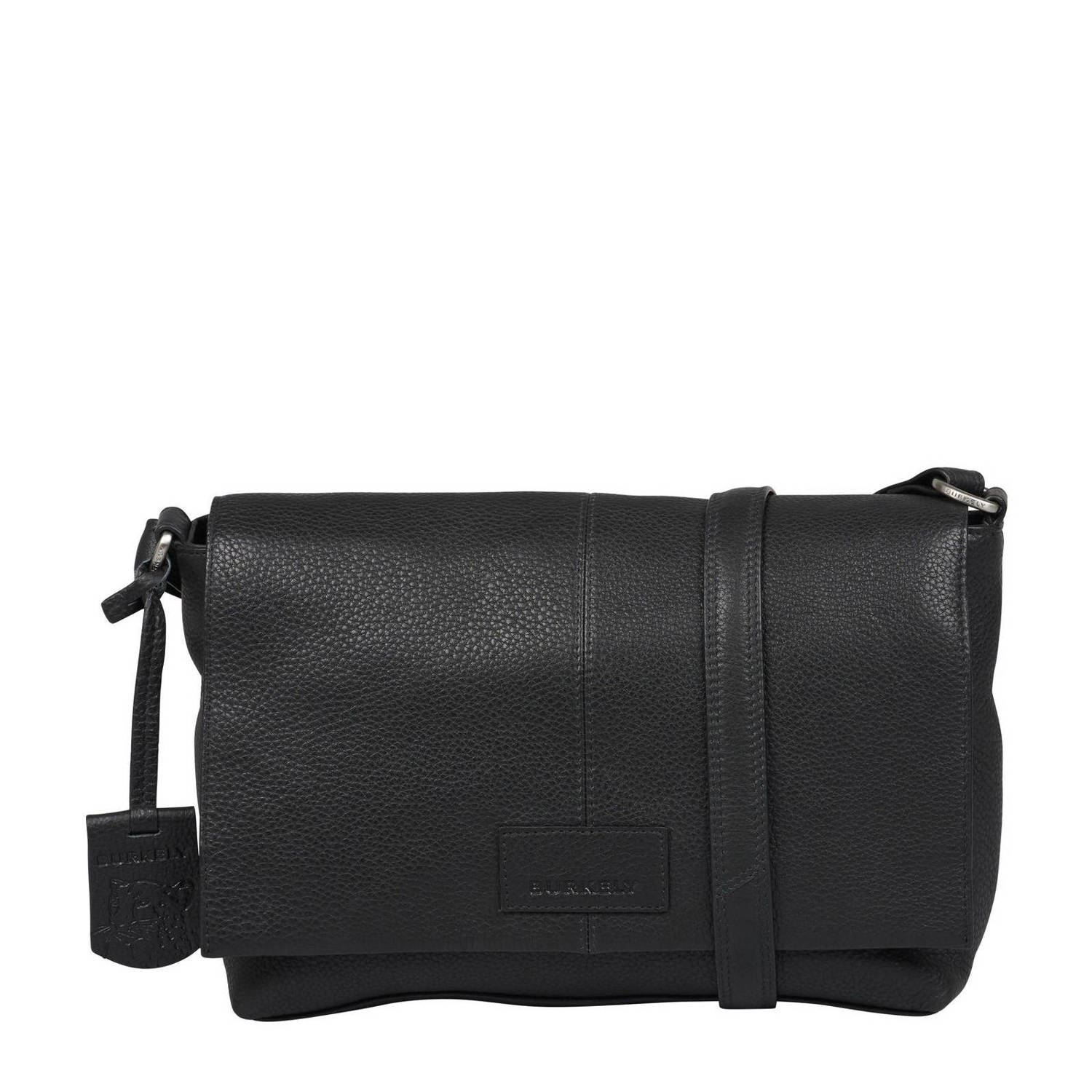 BURKELY leren crossbody tas Soft Skylar zwart