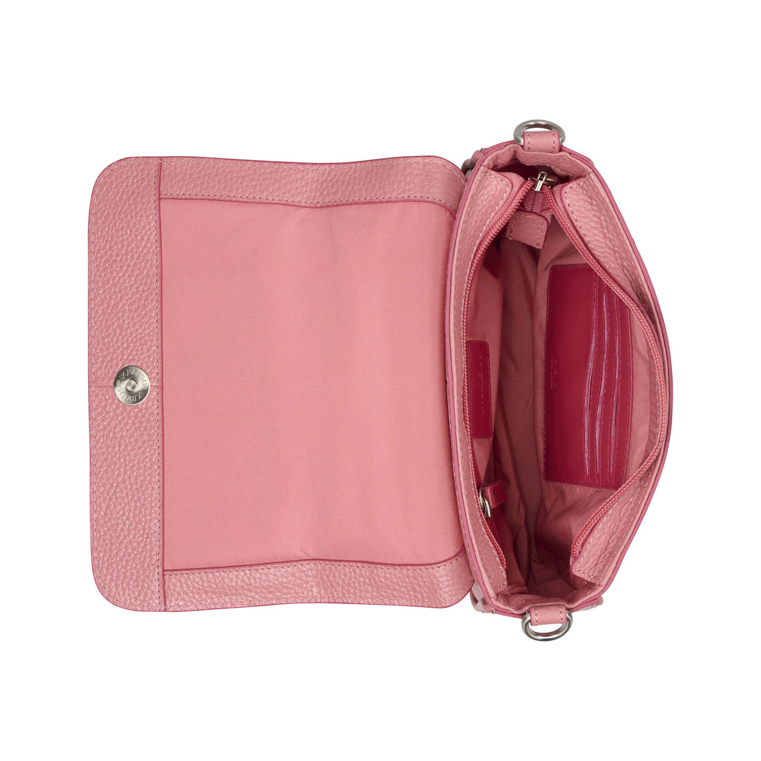 BURKELY leren crossbody tas Always Alyx roze