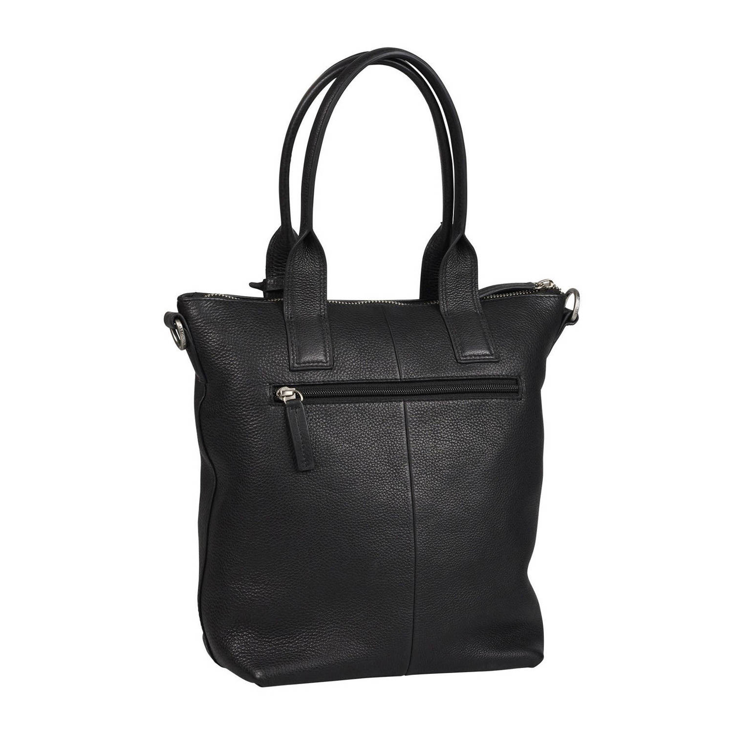 BURKELY leren mini shopper Soft Skylar zwart