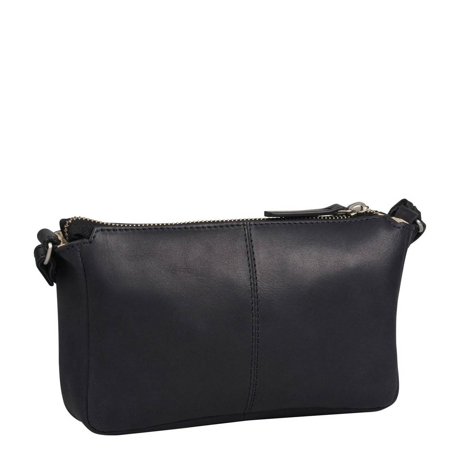 BURKELY leren crossbody tas Rogue Robyn zwart