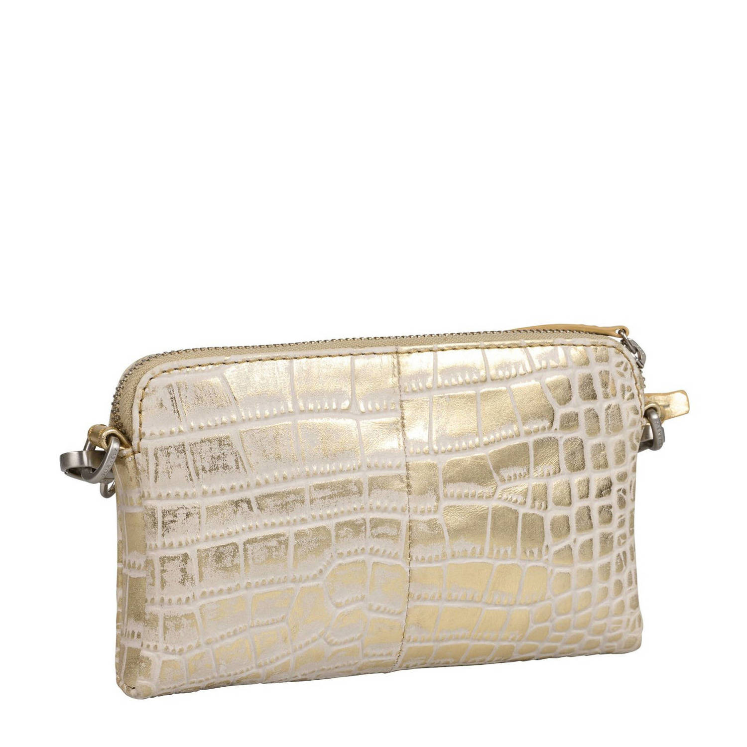 BURKELY leren telefoontasje Cool Colbie goudkleurig