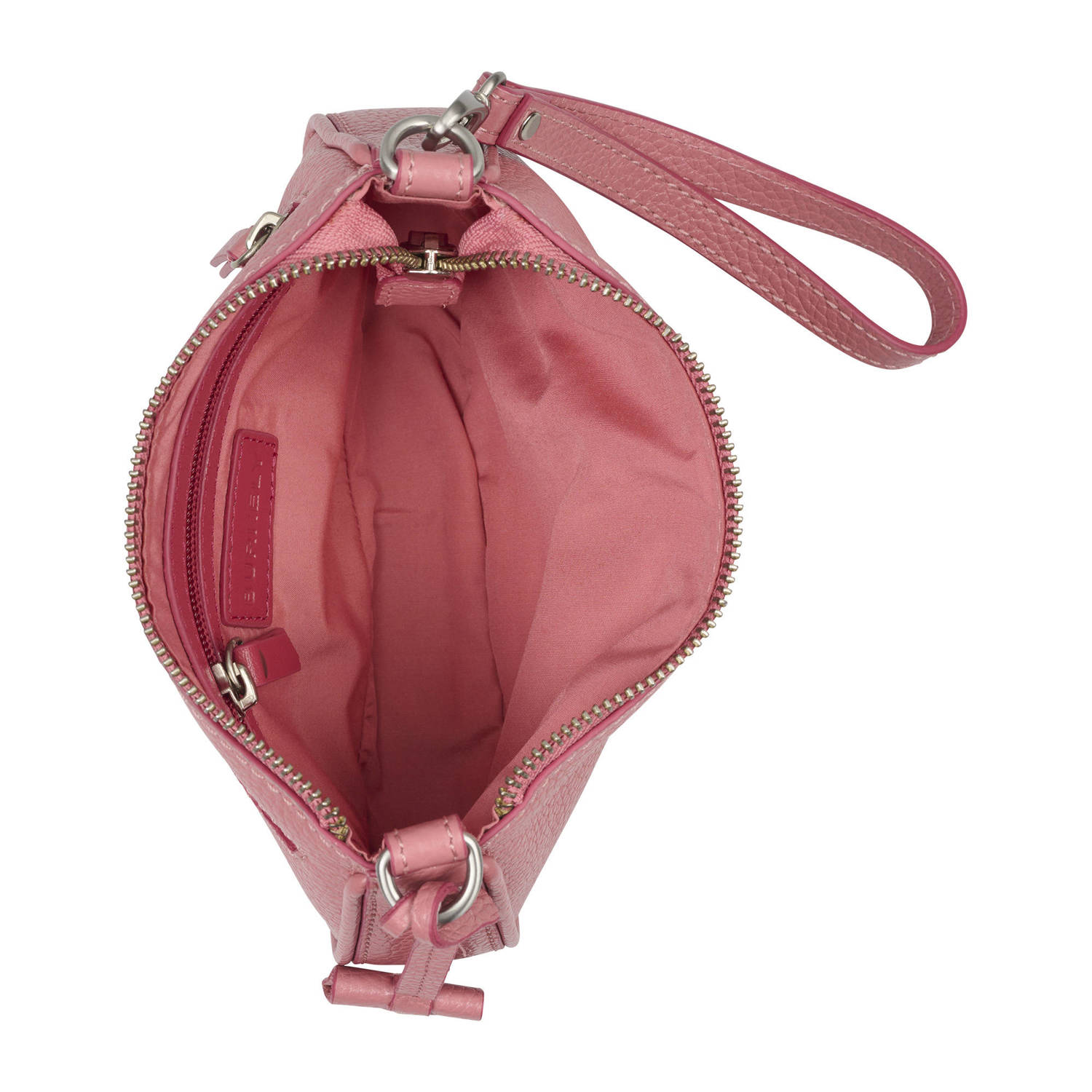 BURKELY leren crossbody tas Always Alyx roze