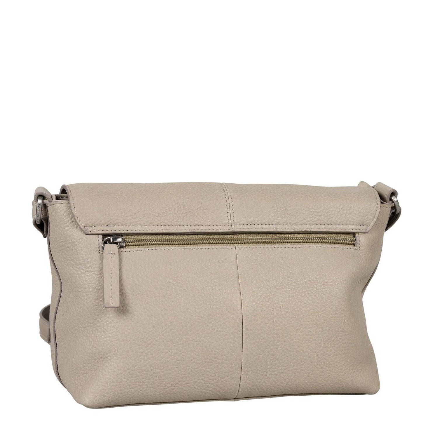 BURKELY leren crossbody tas Soft Skylar beige