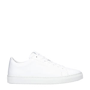   leren sneakers wit