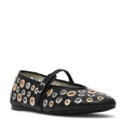 thumbnail: Steve Madden   ballerina's met eyelets zwart/zilver/goud