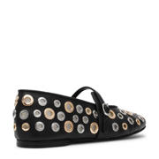 thumbnail: Steve Madden   ballerina's met eyelets zwart/zilver/goud