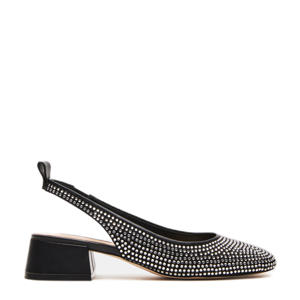 Smitten  slingback pumps met strass zwart