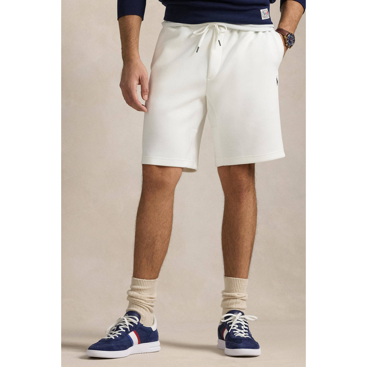 Ralph Lauren Witte katoenen Bermuda shorts met trekkoord White Heren