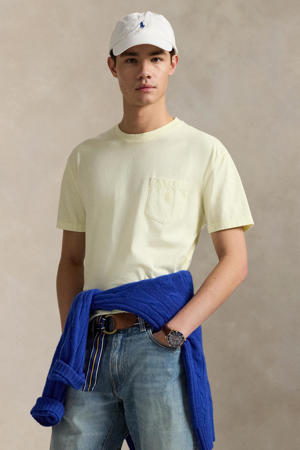 T-shirt lichtgeel