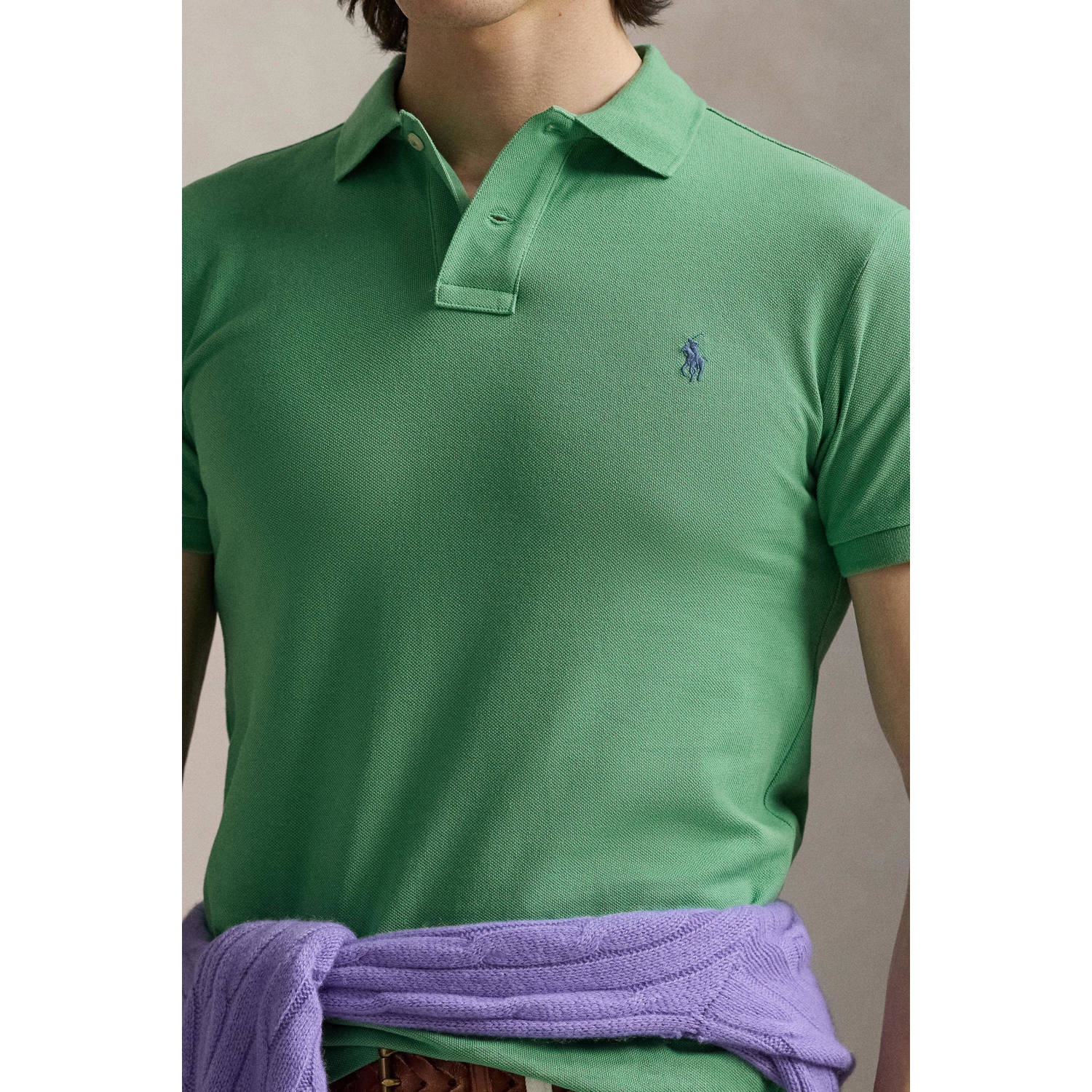 POLO Ralph Lauren slim polo raft green