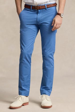 slim chino blauw