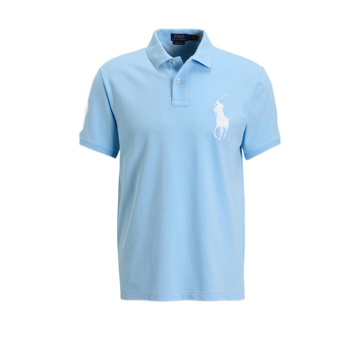 Polo Ralph Lauren Shortsleeve Polo Shirt T-Shirts & Polo's in blauw formaten: XL