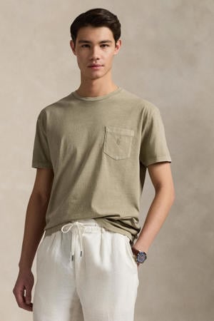 slim T-shirt kaki