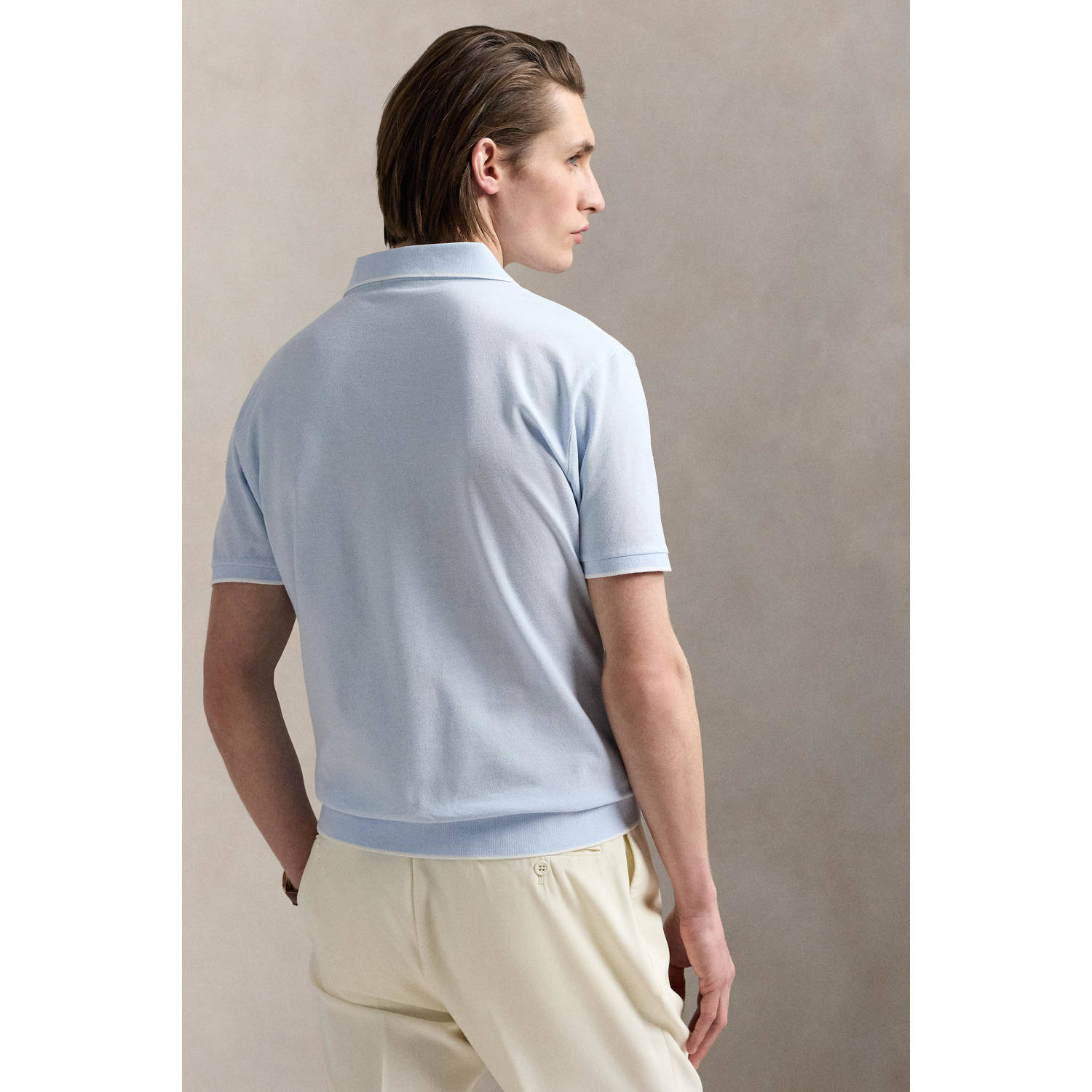 POLO Ralph Lauren regular polo lichtblauw