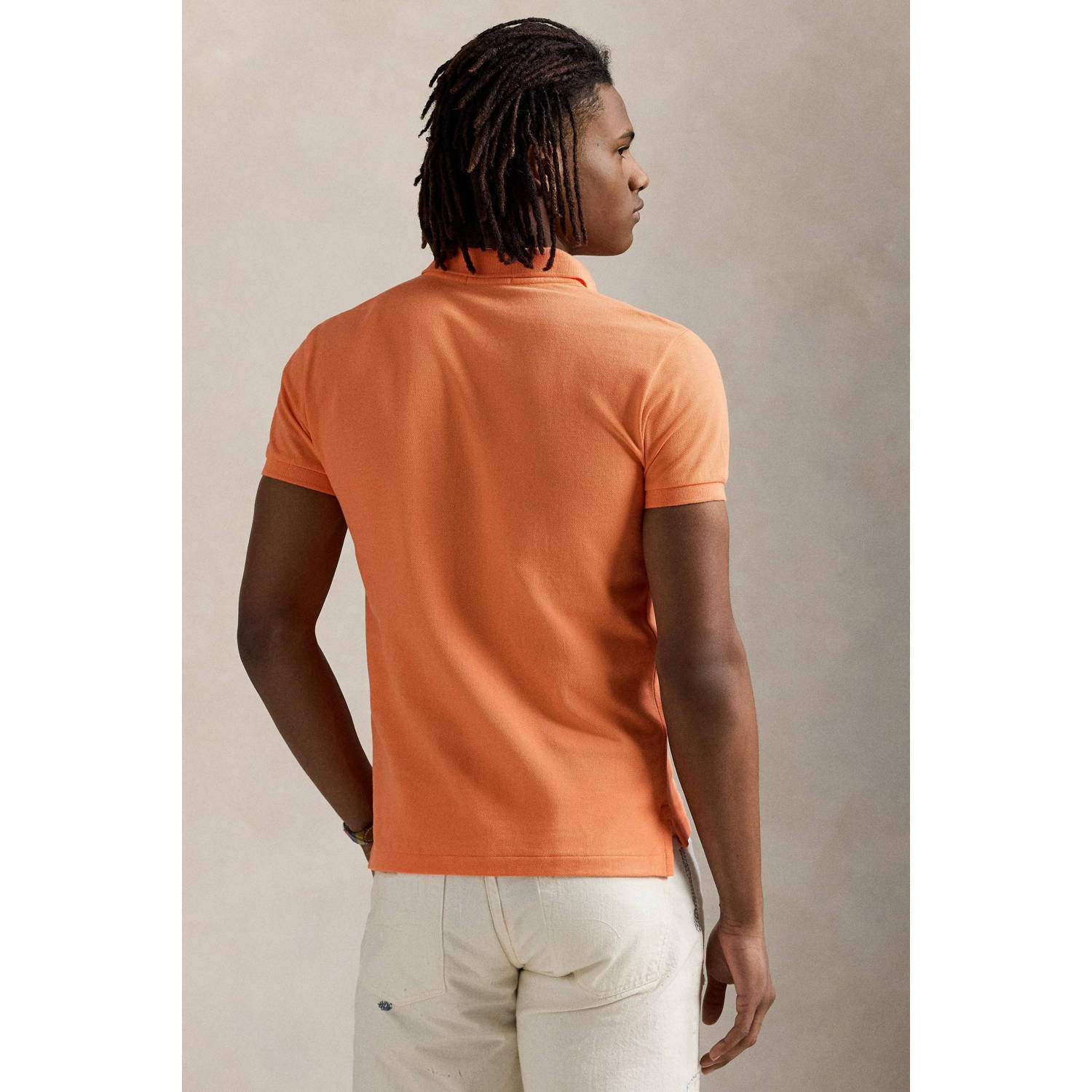 POLO Ralph Lauren slim polo classic peach