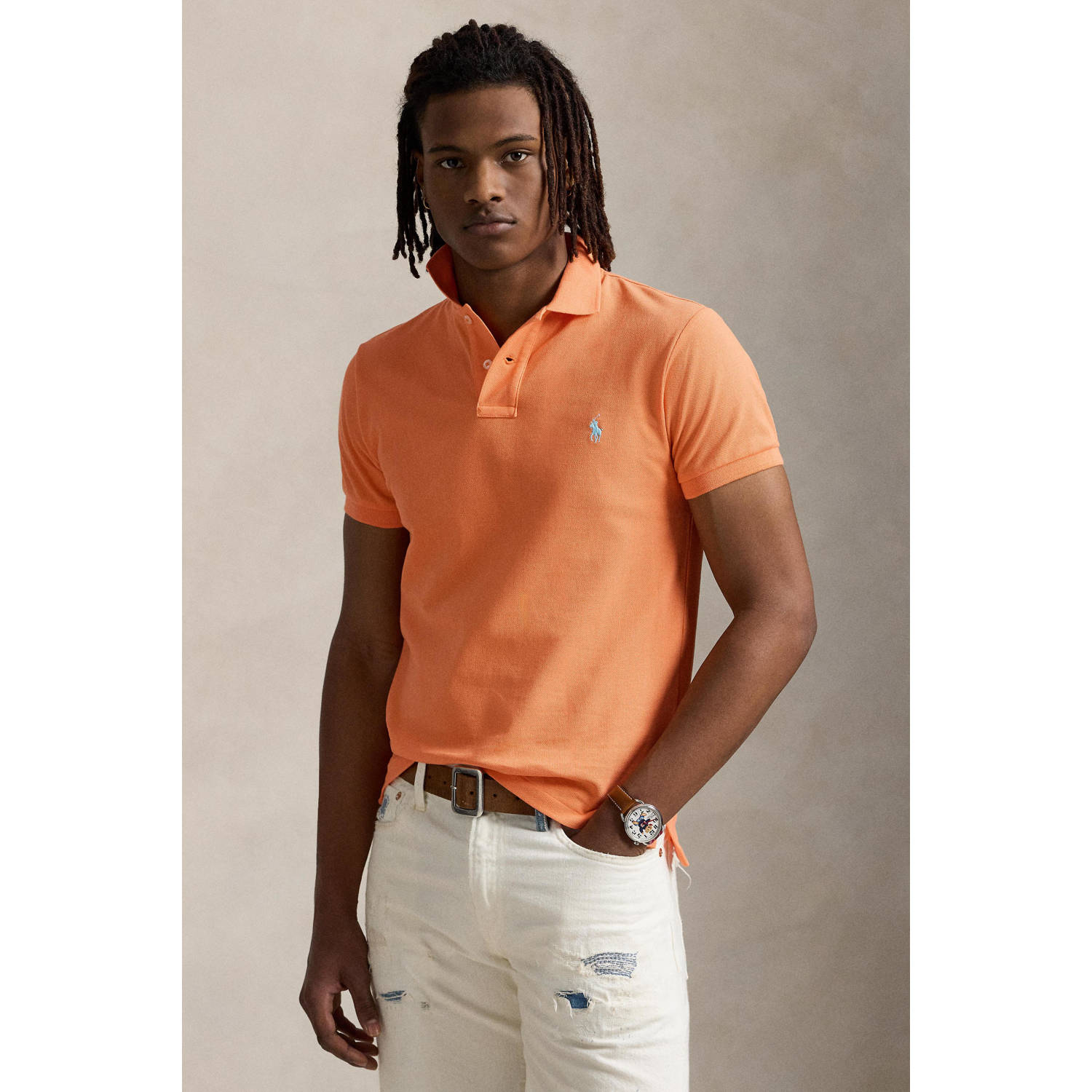 Polo Ralph Lauren Polo Shirt Korte Mouw POLO AJUSTE SLIM FIT EN COTON BASIC MESH