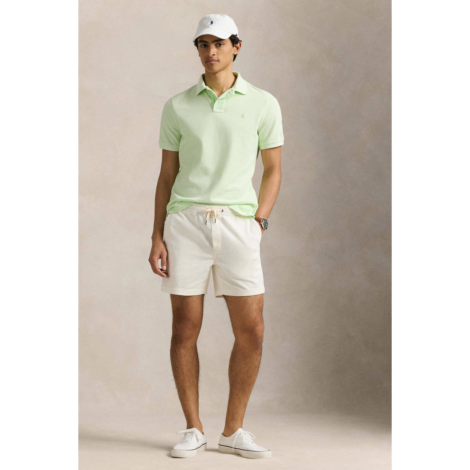 POLO Ralph Lauren slim polo lichtgroen