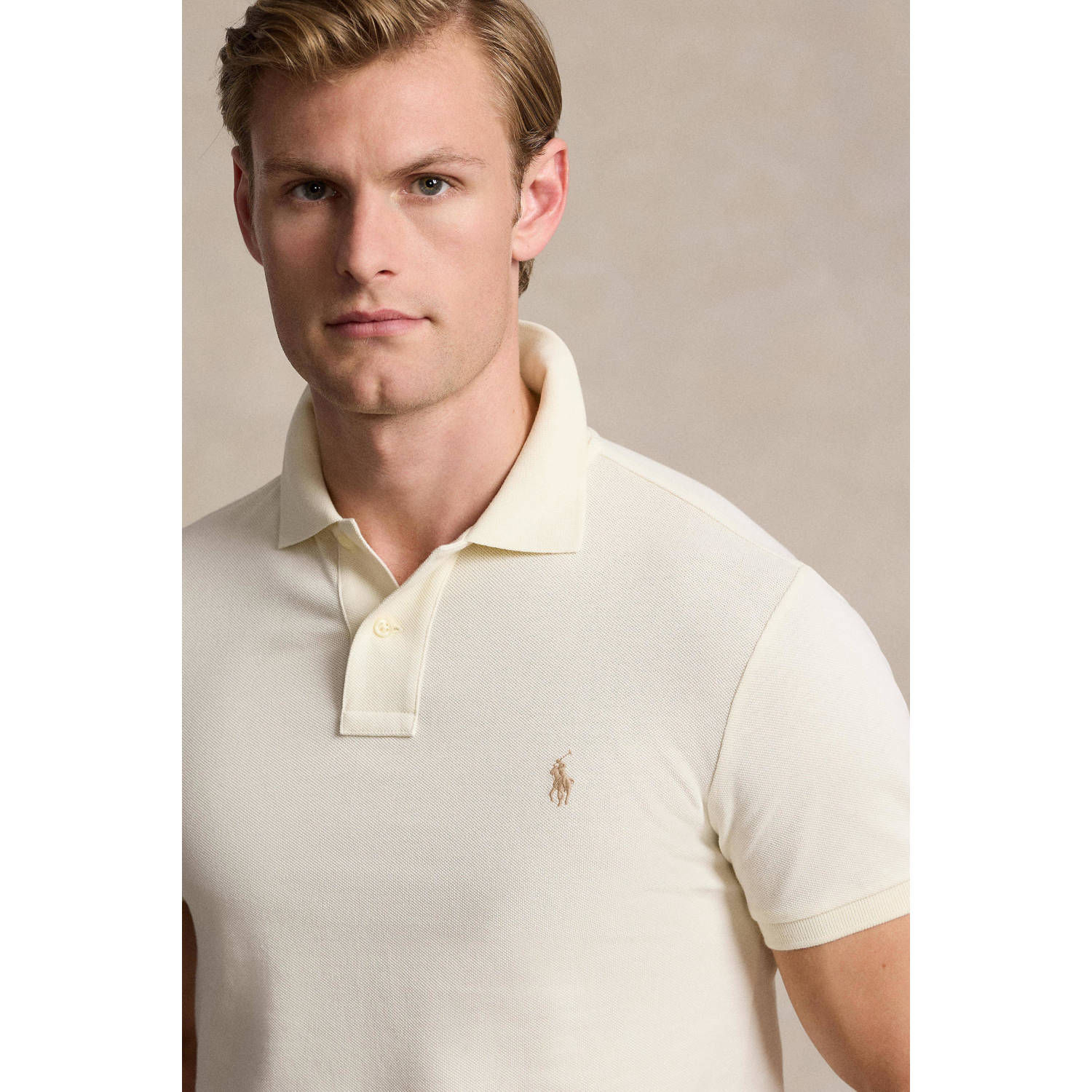 POLO Ralph Lauren slim polo ecru