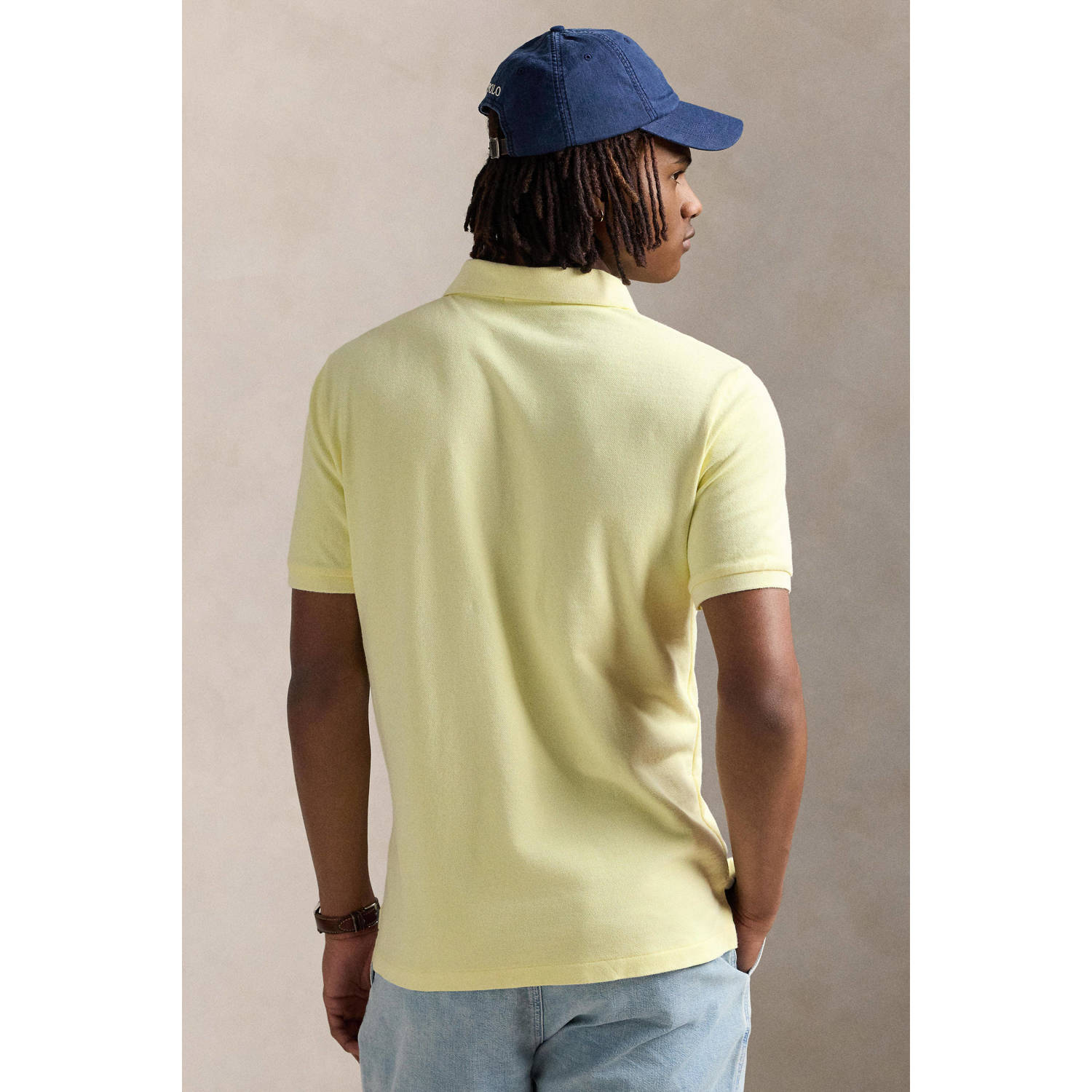 POLO Ralph Lauren slim polo geel