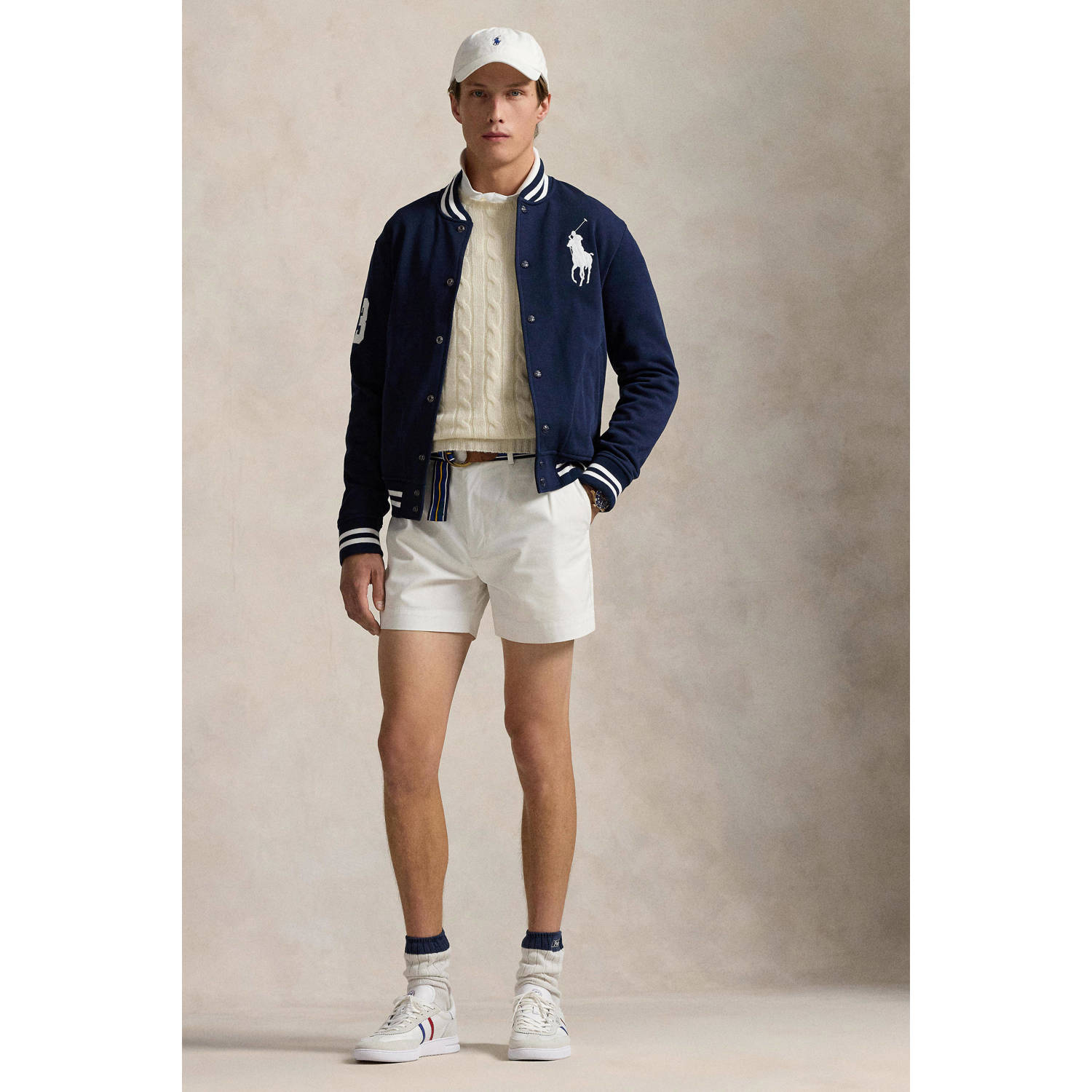 POLO Ralph Lauren baseball jacket donkerblauw