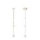 Abrazi gold plated oorbellen Resa