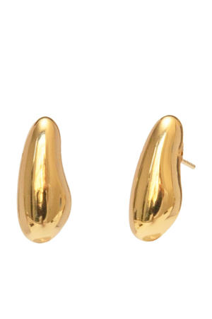 gold plated oorbellen Eyre