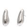 Abrazi rhodium plated oorbellen Eyre