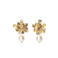 Abrazi gold plated oorbellen Amaya