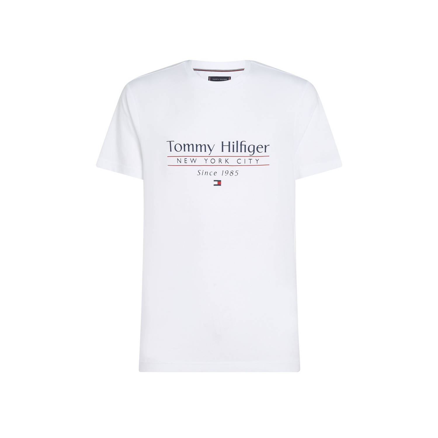 Tommy Hilfiger Stacked T-Shirt White- Heren White