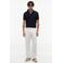 Tommy Hilfiger regular polo gebreid donkerblauw