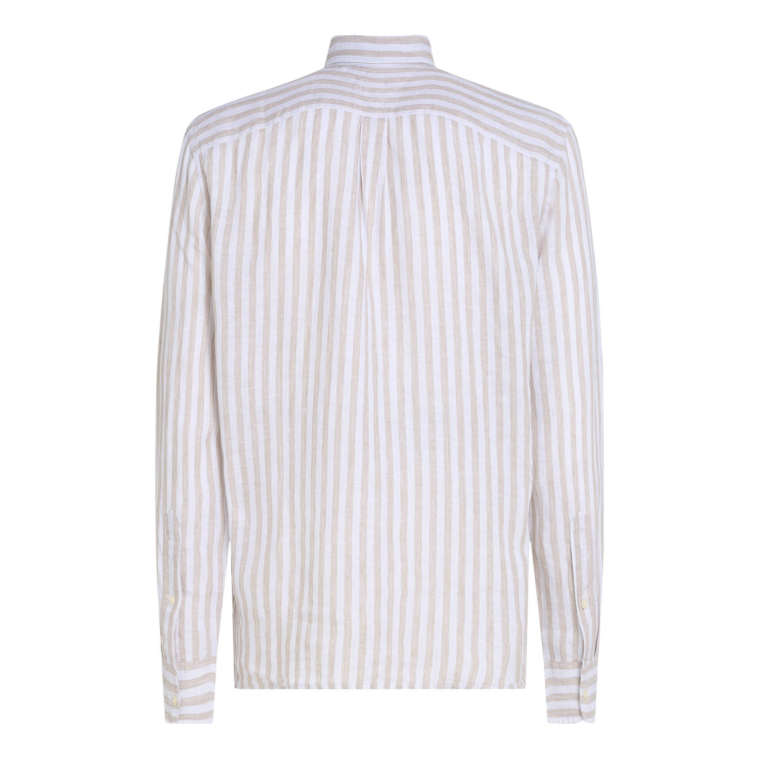 Tommy Hilfiger linnen casual overhemd beige