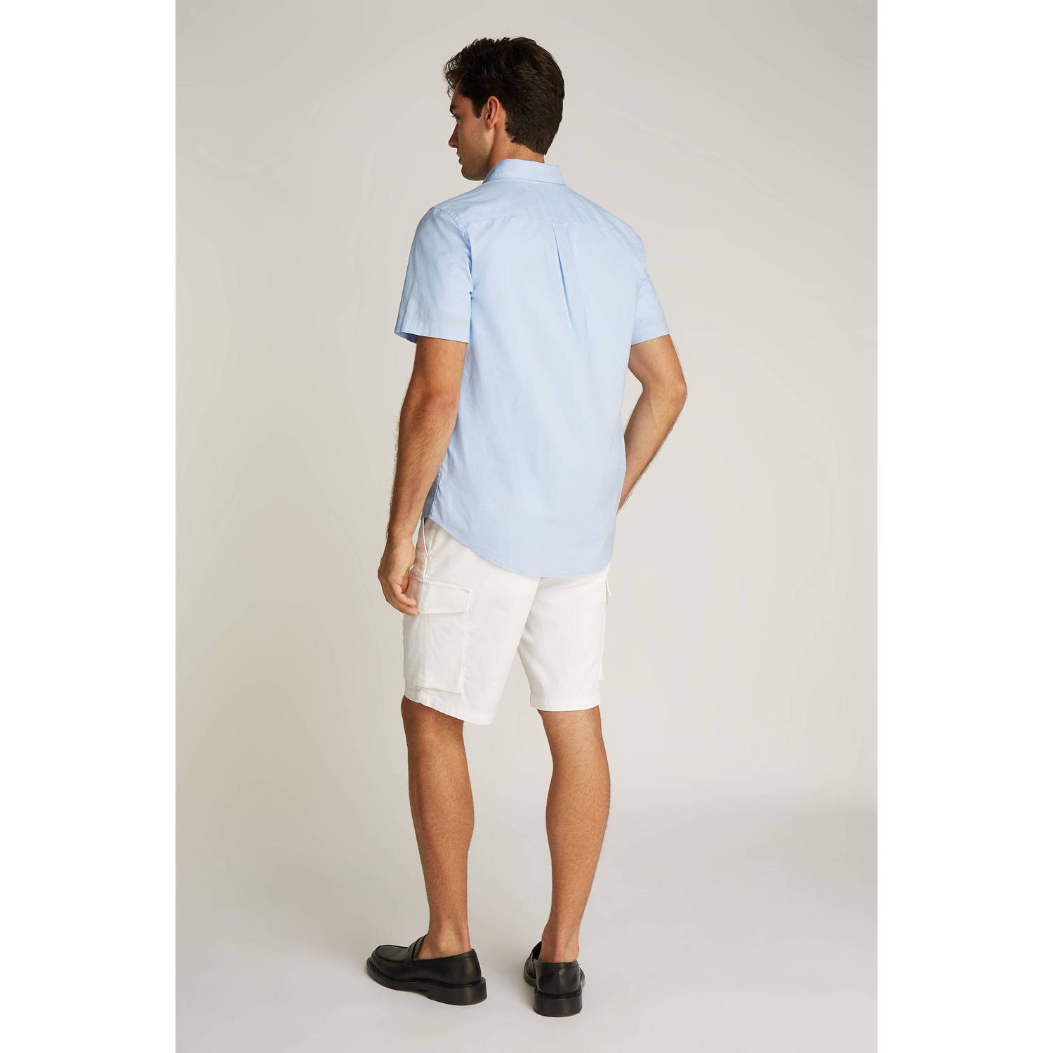 Tommy Hilfiger casual overhemd lichtblauw