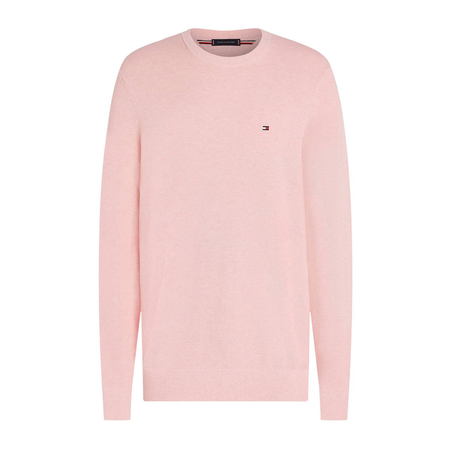 Tommy Hilfiger gebreide trui met textuur roze